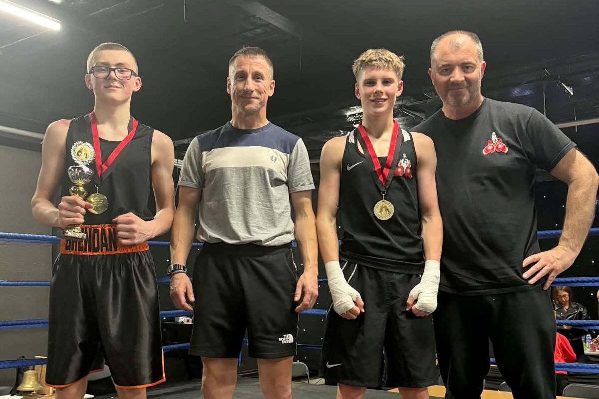 WEB NO F22 Lochaber Phoenix Boxing Club 26 Cambusnethan Boxing Club Home Show Brendan Reid Aidan Donnelly Kyle MacDonald Charlie Anderson