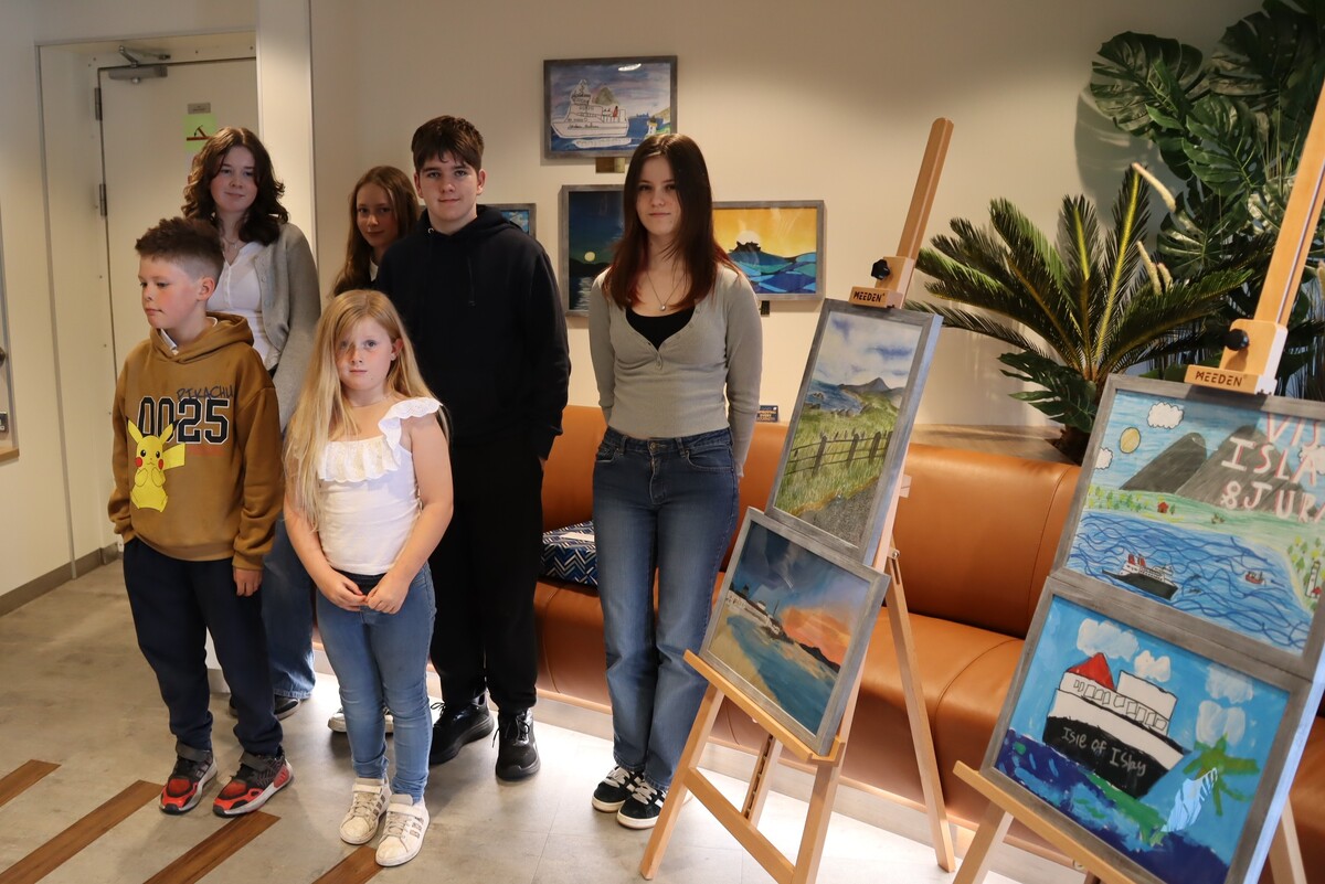 Young artists honoured on new Islay ferry