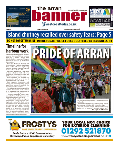 Arran Banner 5th June 2026