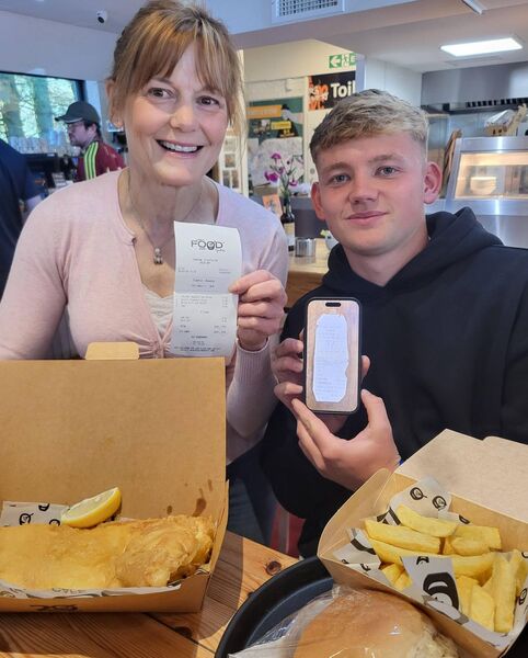 Ethan chips away at family's fave fish supper