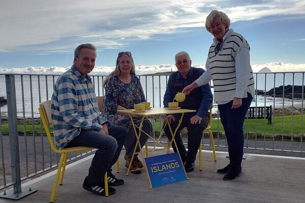 Islands councillor visits Islands Plan funding beneficiaries