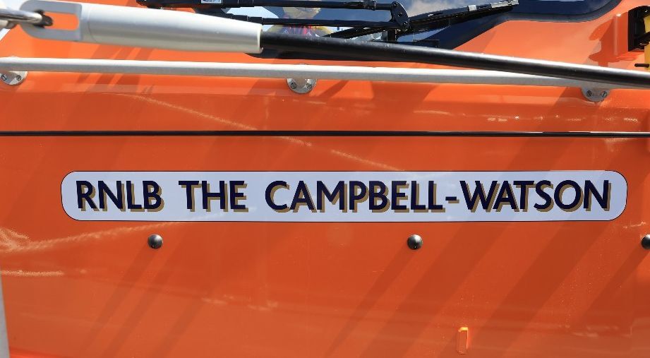 Oban's lifeboat The Campbell-Watson, which came into service in 2024, came in a legacy from Elizabeth Watson. Photograph: Stephen Lawson/RNLI