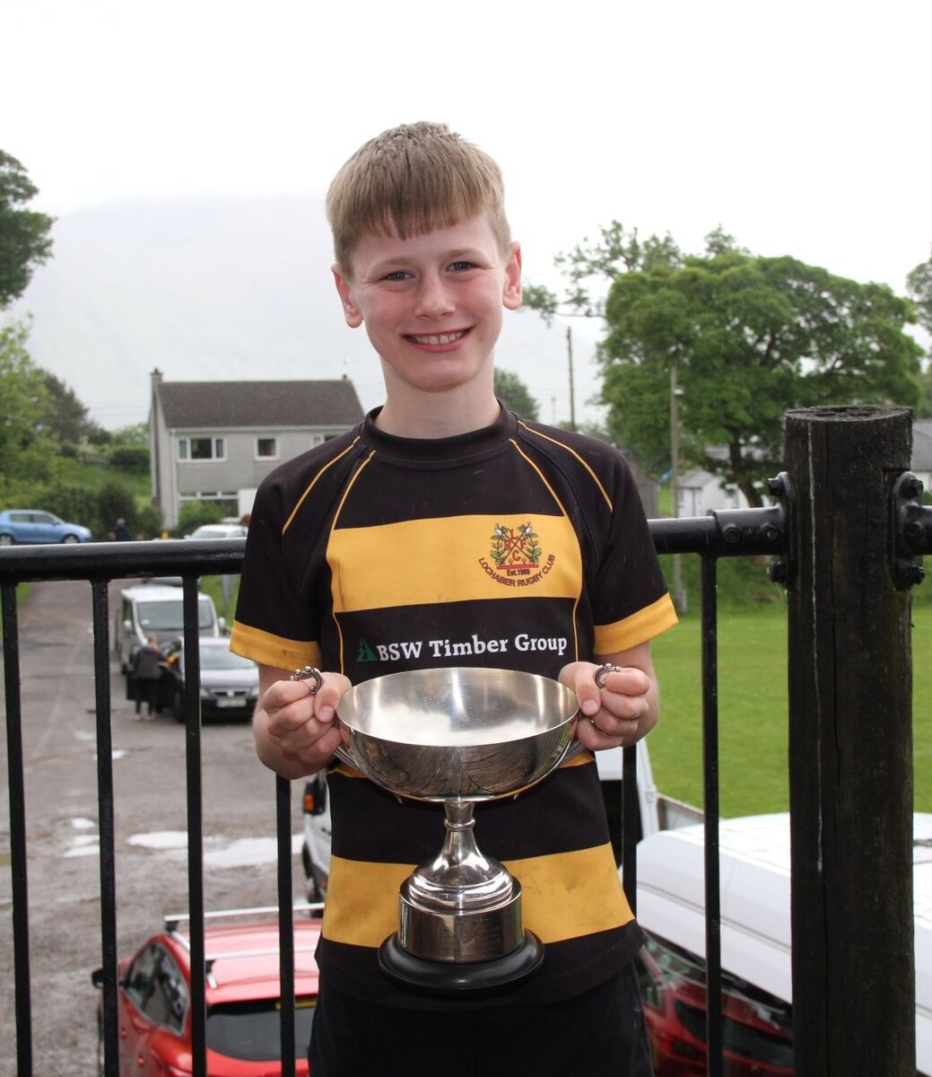 Rugby club honours Ardgour fundraising hero Innes