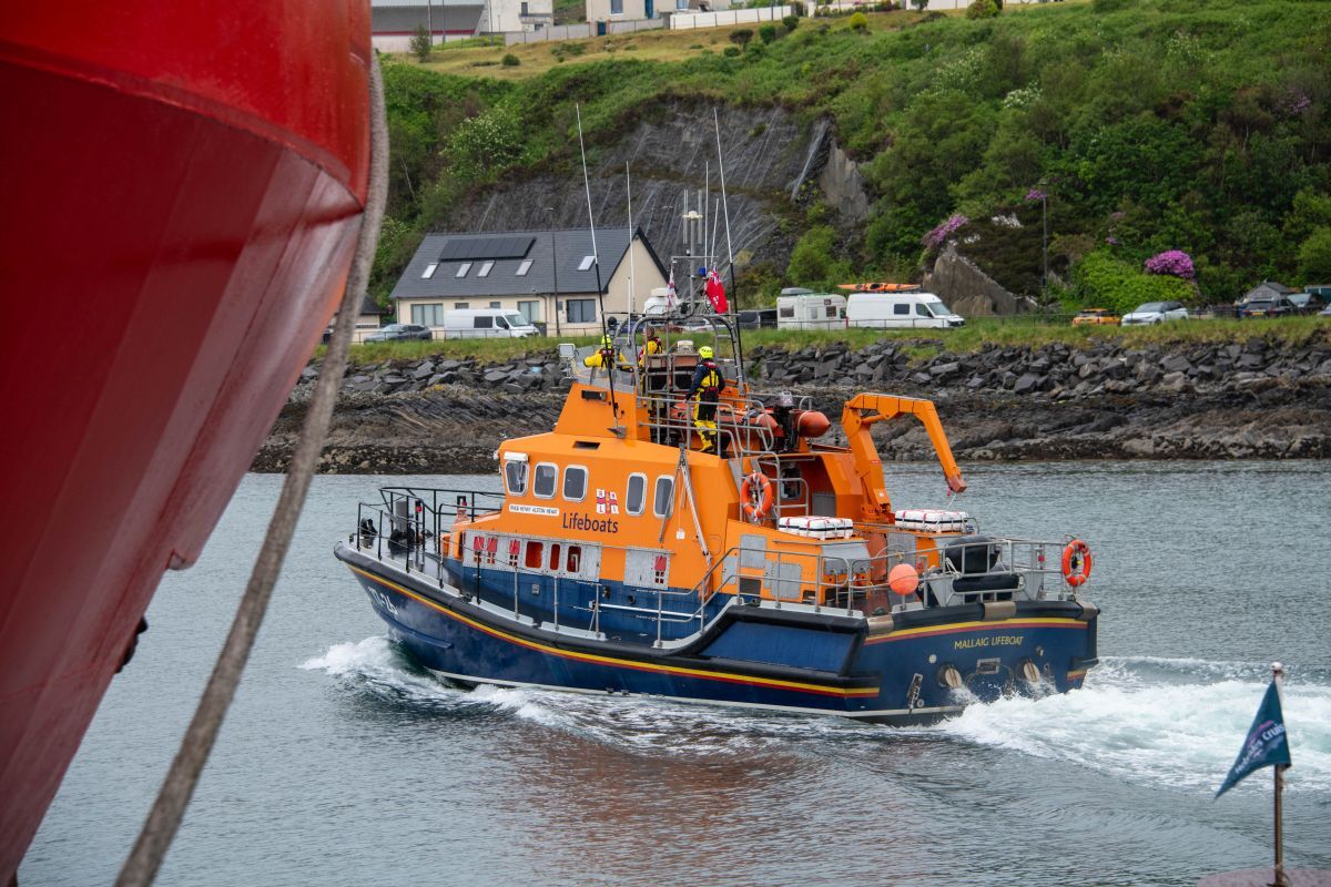 Drama on the high seas at Mallaig RNLI community day