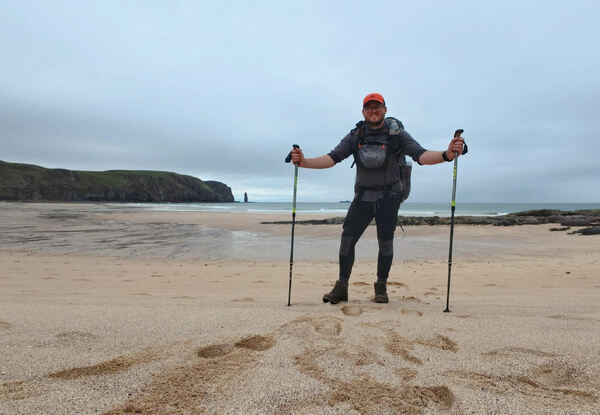Sandwood Bay was the final camp spot before heading to the cape. Photograph: Simon Sloan.