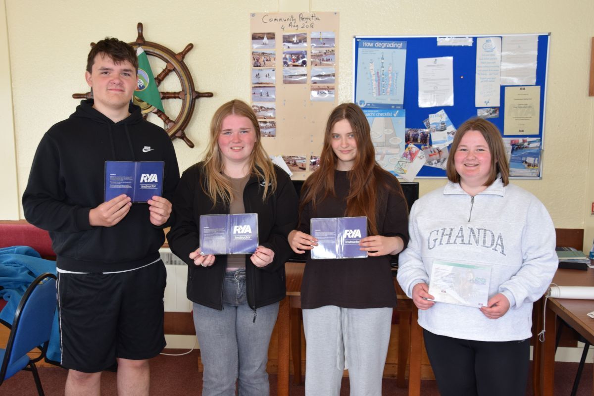 Pioneering pupils become sailing instructors in community first