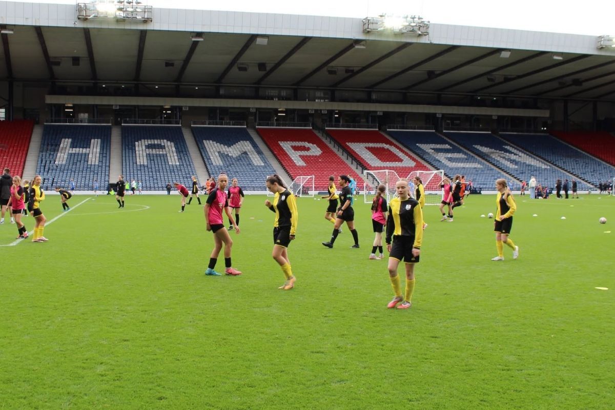 The Campbeltown representatives competed against hundreds of girls from across Scotland. 