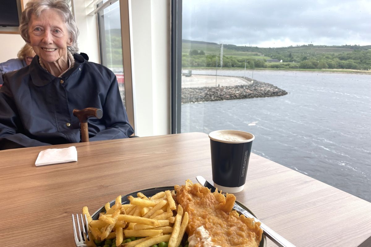 Tarbert woman praises CalMac staff after special trip aboard new ferry