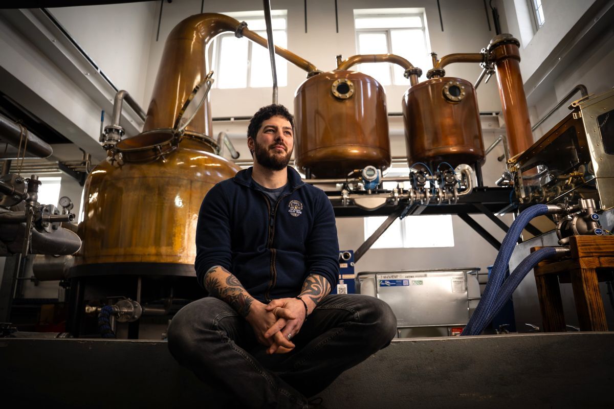 Head distiller Ben Inglis welcomed international recognition after The Original Islay Rum Barrel Aged won a Double Gold medal at the San Francisco World Spirits Competition.