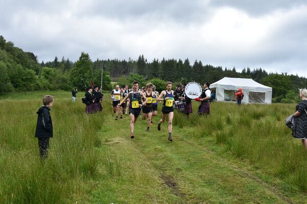 Runners brave the wind and rain at Glen Rosa Horseshoe race