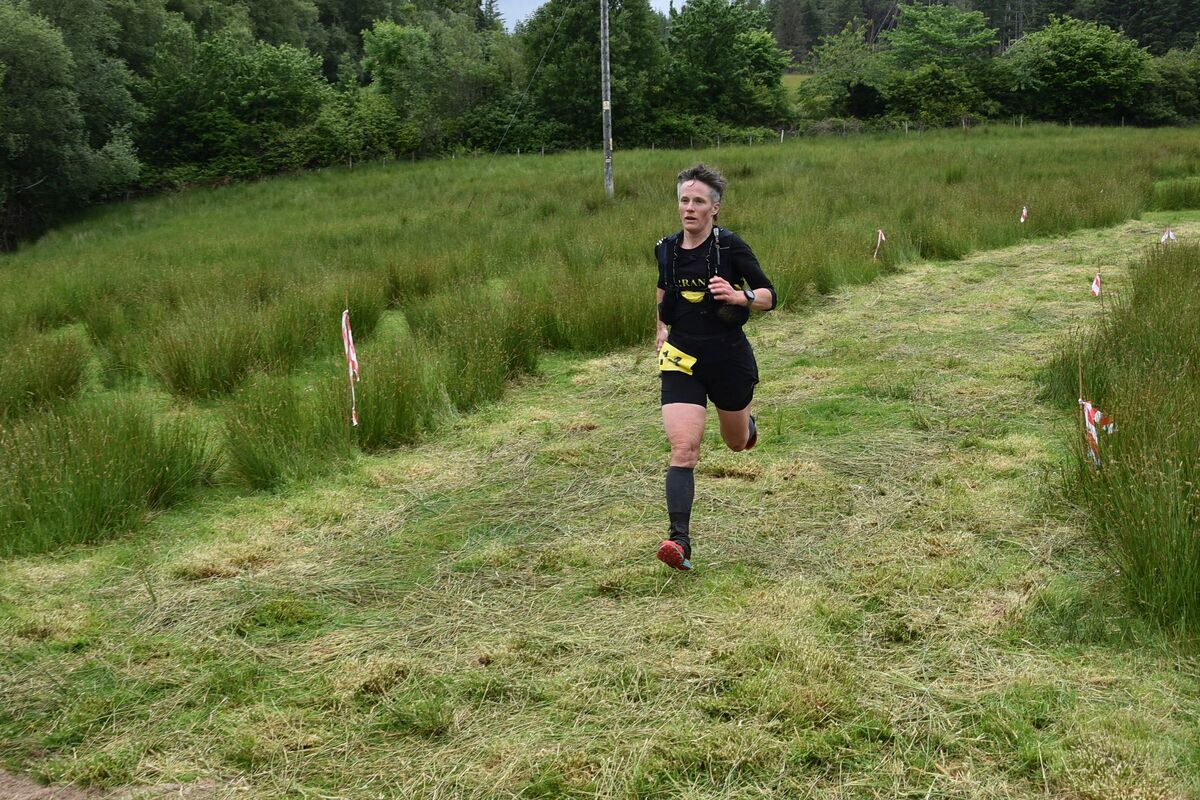 Local runner, Lynda Fenton was the first local female over the line, the third female overall and the first in her age category.