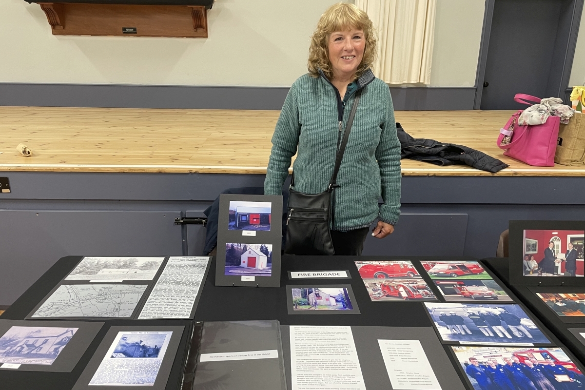 Strachur History Society researched the background to the fire service in the area, as well as the police station and doctors' surgery. Photograph: Kirstie Reid