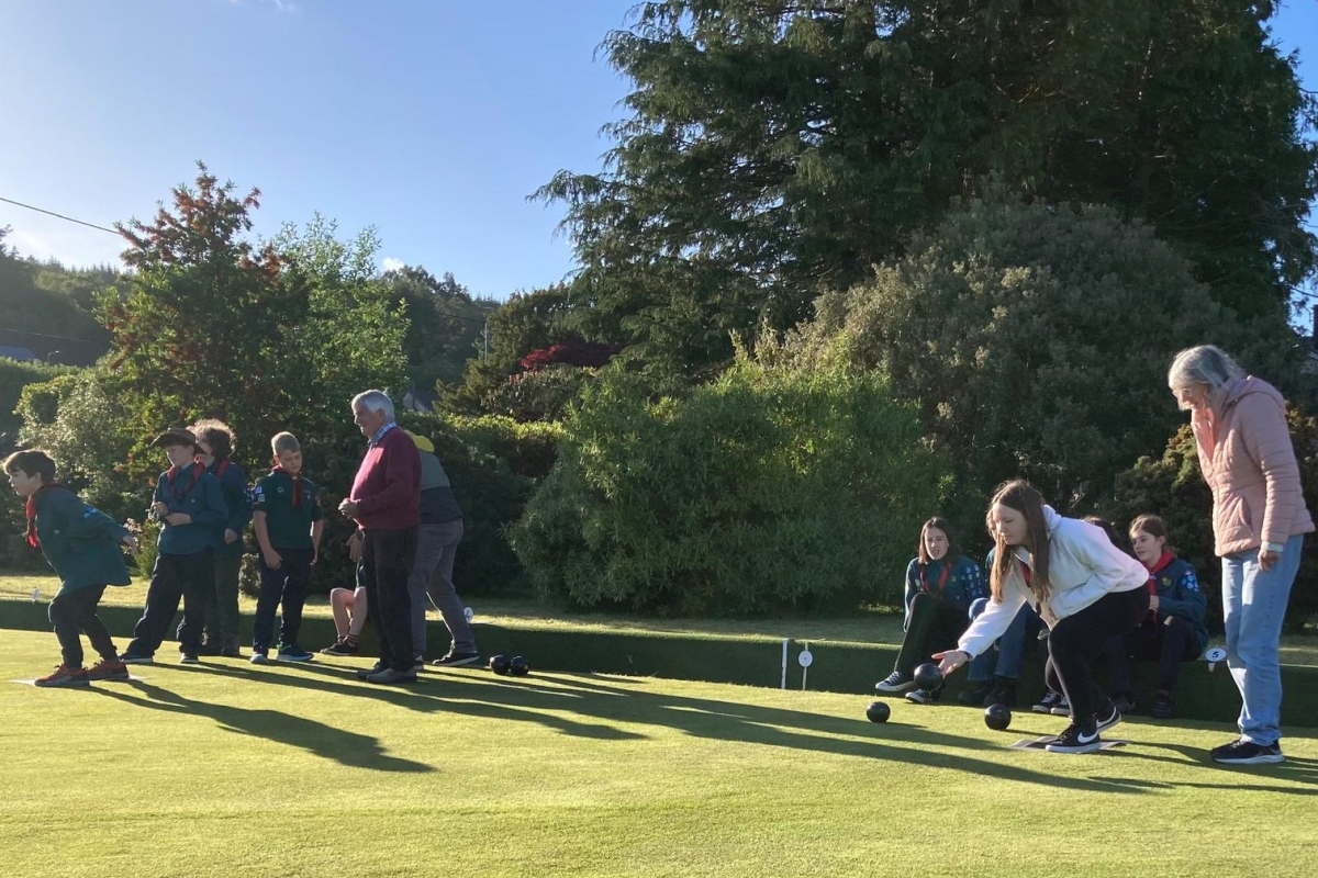 The scouts had a club member or scout leader to guide them through the techniques.