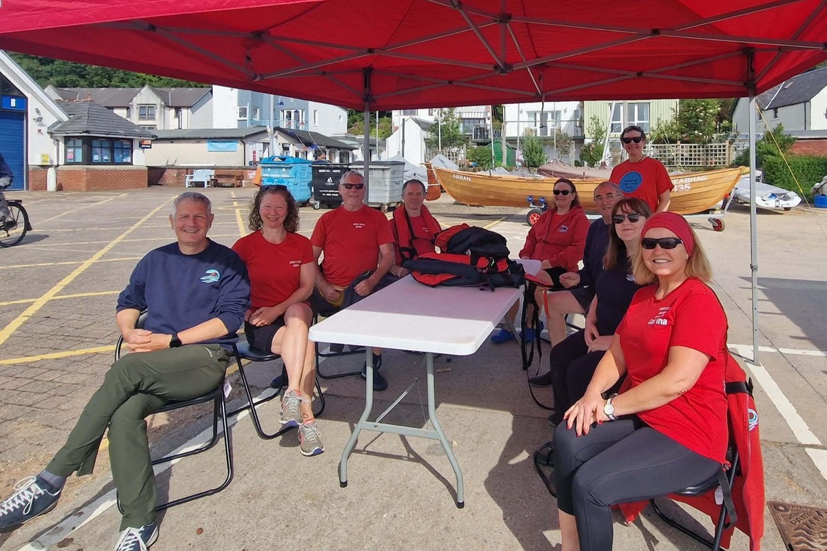 Arran Coastal Rowing Club crew who introduced people to the world of coastal rowing at their recent open day. Photograph: ACRC. Arran Coastal Rowing Club crew who introduced people to the world of coastal rowing at their recent open day. Photograph: ACRC.
