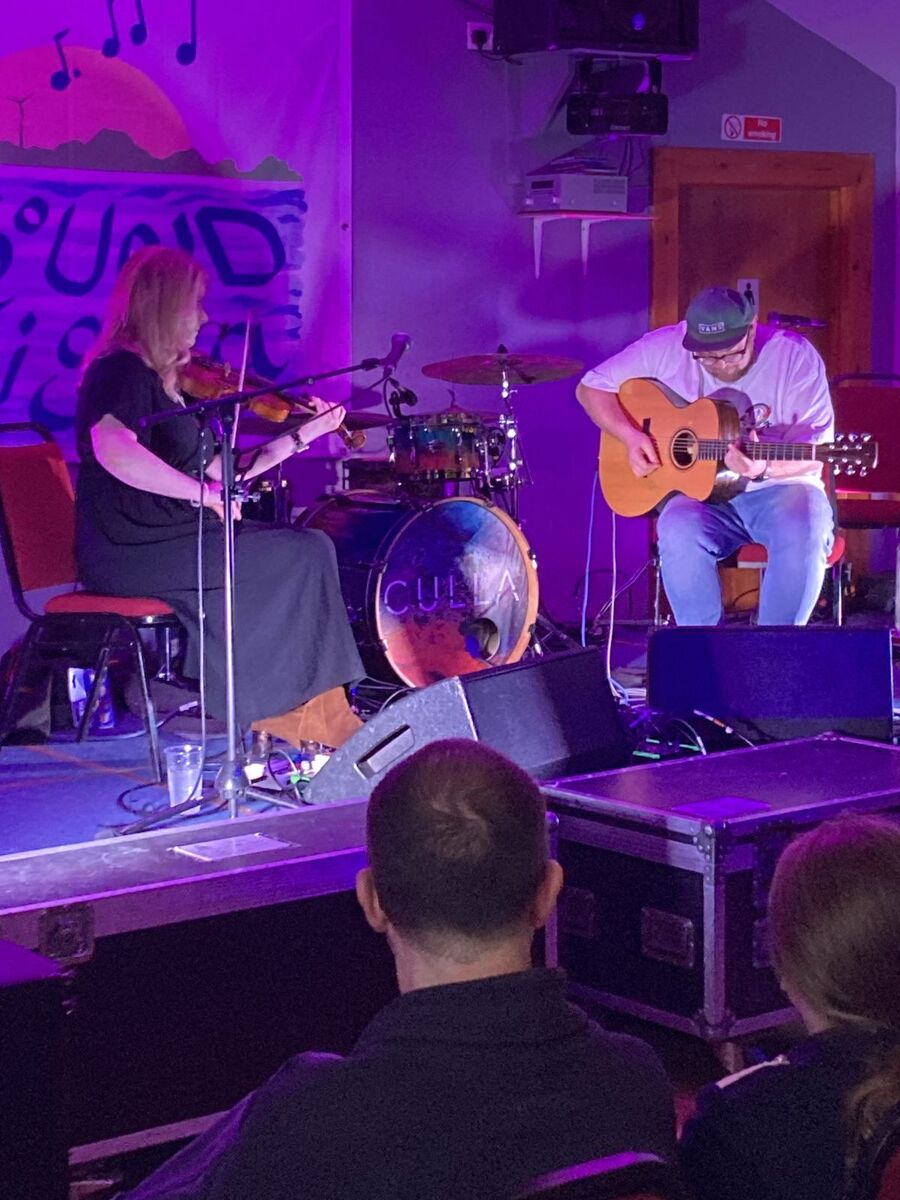 Mhairi and Ron opened this year’s festival.