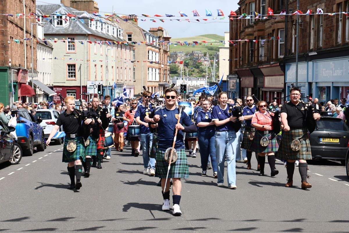 Campbeltown flies the flag for Scotland at World Cup Bash