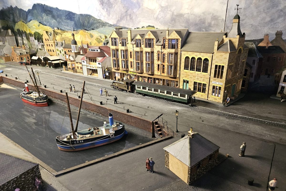 Built by railway historian Nigel S C Macmillan in the 1960s, the intricate model recreates Campbeltown’s famous ‘Wee Train’.
