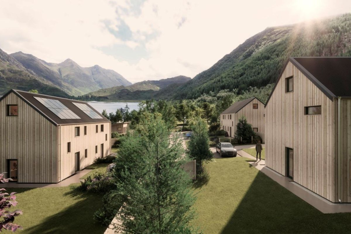 WEB NO F26 Loch Duich ecovillage Ratagan conceptual images 1