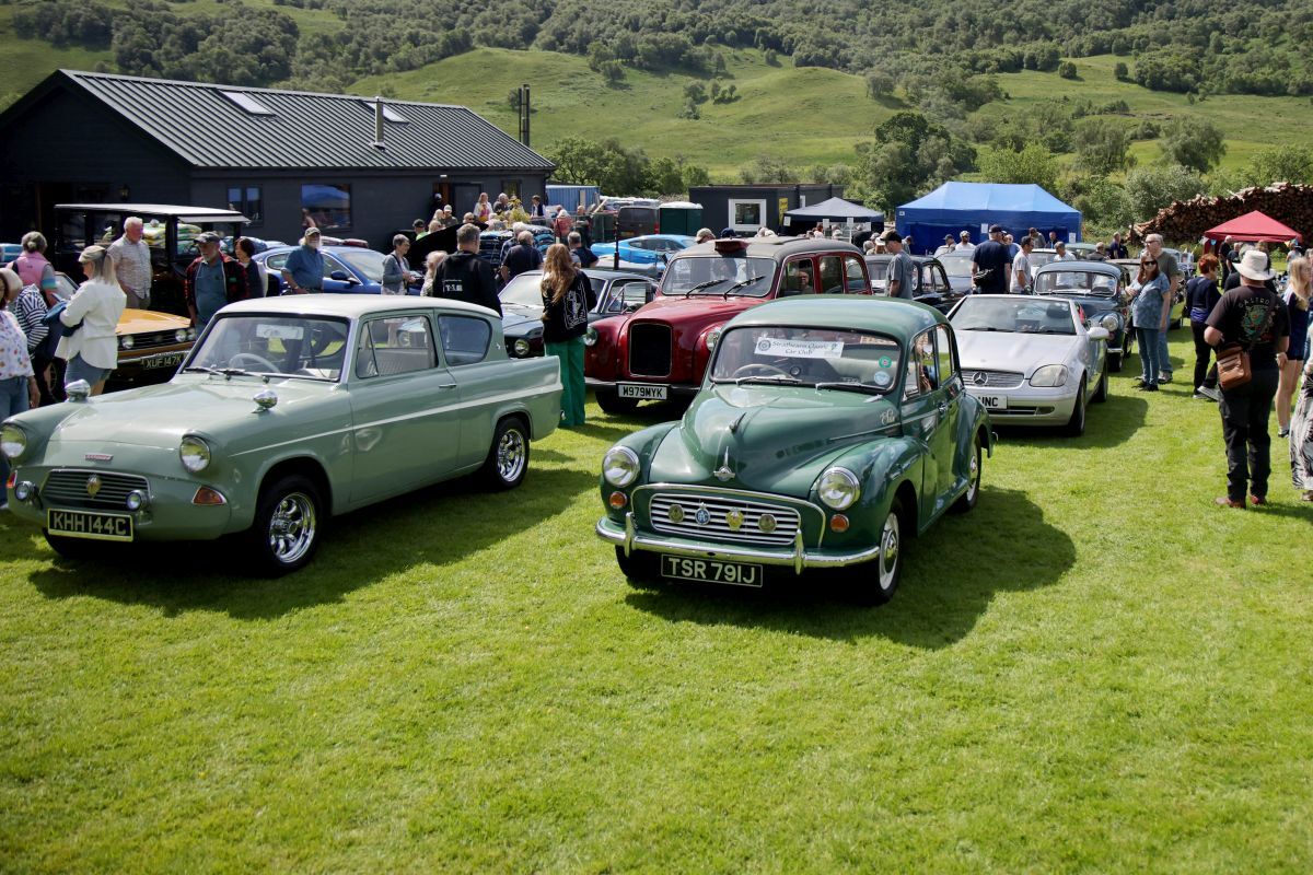 There were 55 classic vehicles on display at Sunday's car show. Photograph: Kevin McGlynn