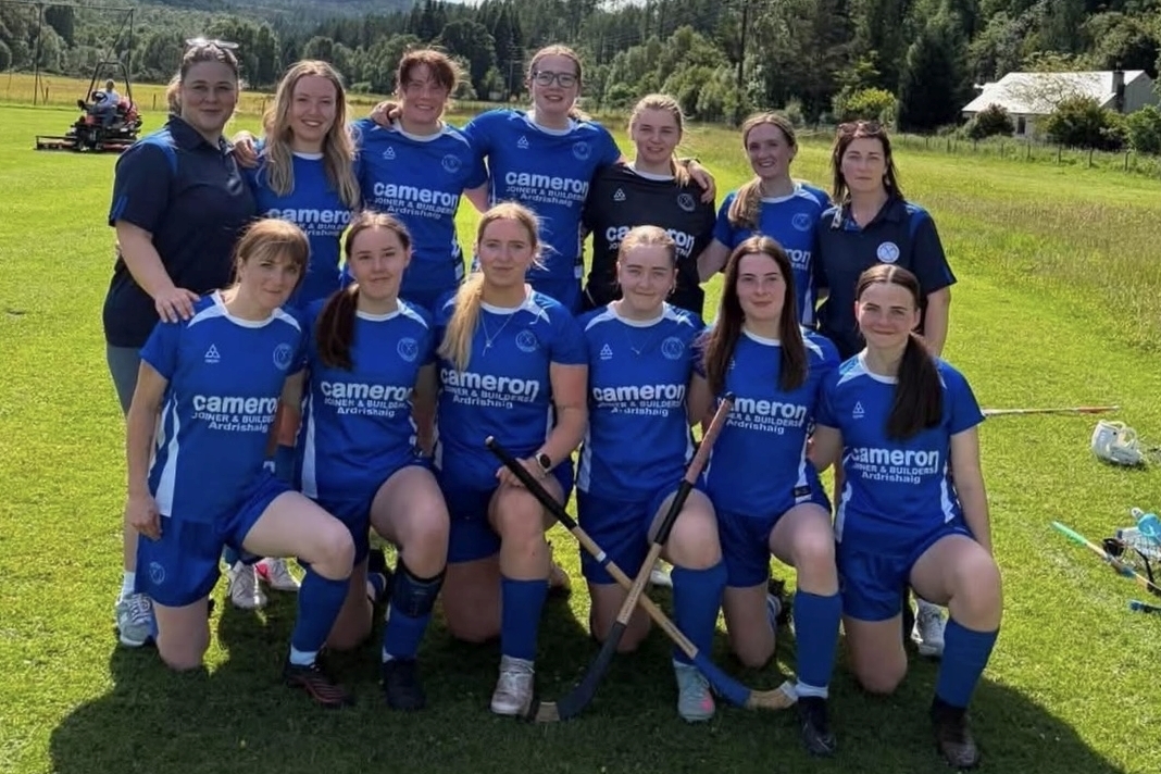 Dunadd travelled to Craigard and came home with the win against Glengarry. Photograph: Kilmory and Dunadd Camanachd