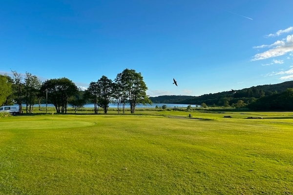The 100-year-old Glenralloch golf course was looking good for its birthday celebrations.