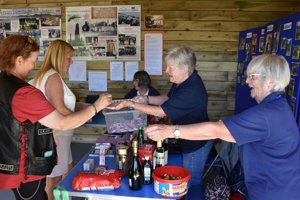 Museum volunteers did a roaring trade at the tombola. Museum volunteers did a roaring trade at the tombola.