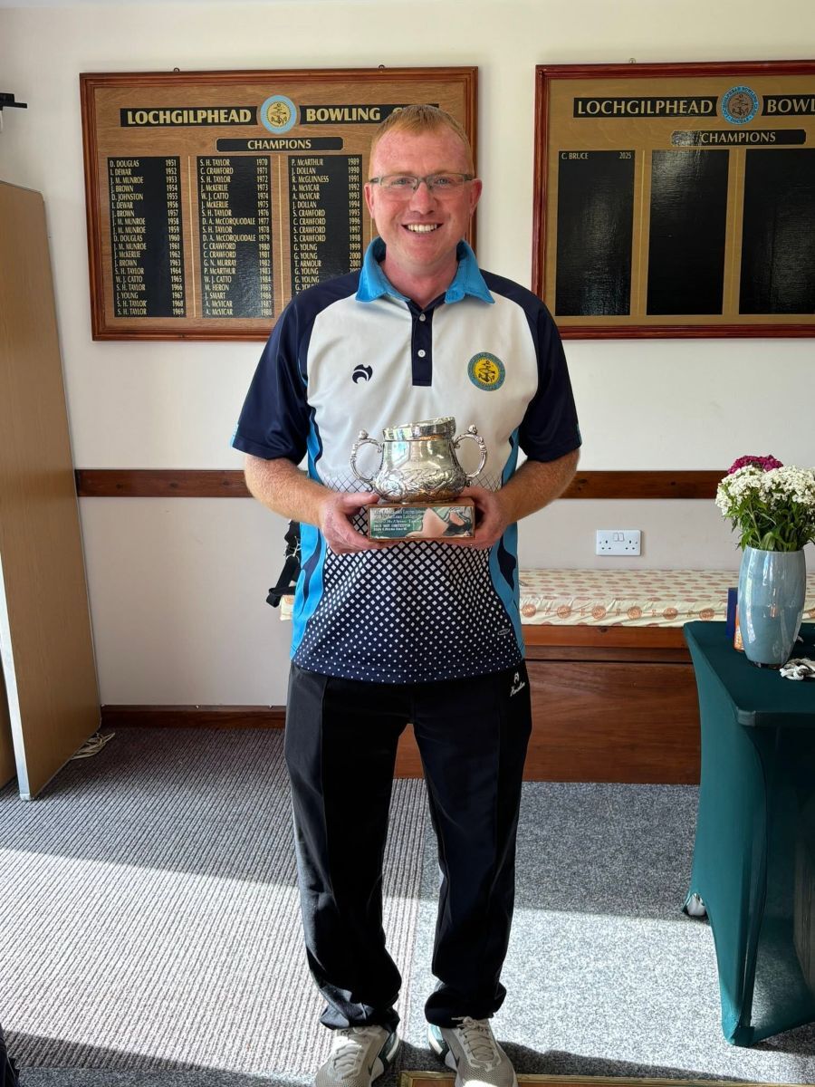 WEB NO AA26 Gents West Argyll Bowling Finals Singles Craig Bruce Lochgilphead BC