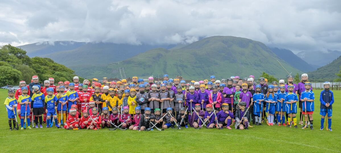 WEB NO F26 Kilmallie Juniors Primary Shinty Tournament All teams PH