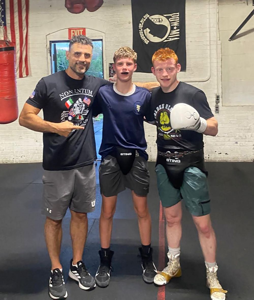 WEB NO F26 Lochaber Phoenix Boxing Club 26 Marc Gargaro Kyle MacDonald Aidan Feeney Boston