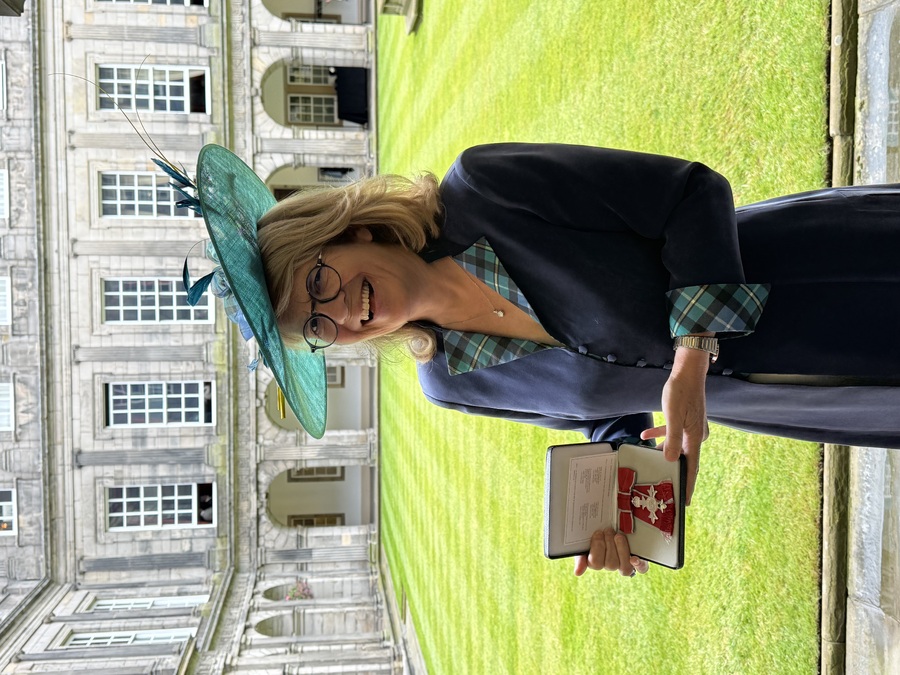 Kat MacNeil MBE at Holyrood.
