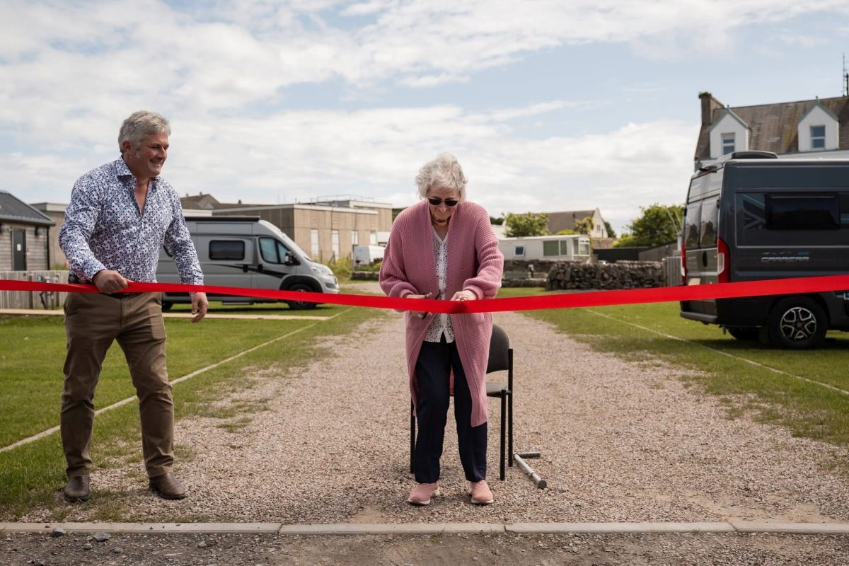 NO A28 Port Ellen Playing Fields 02 26 May Carmichael motor home park pic Ben ShakespeareWEB