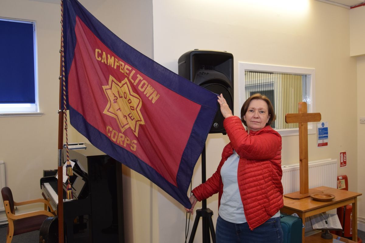 Major Ruth Russell is leaving Campbeltown Salvation Army after 10 years in the town.