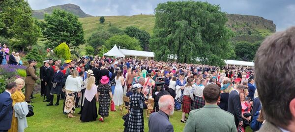 Argyll Talking Newspapers celebrated at Holyrood Palace