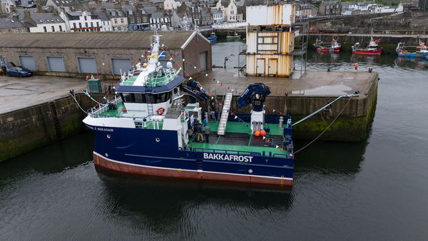 Economy Secretary launches &pound;3m salmon transport vessel