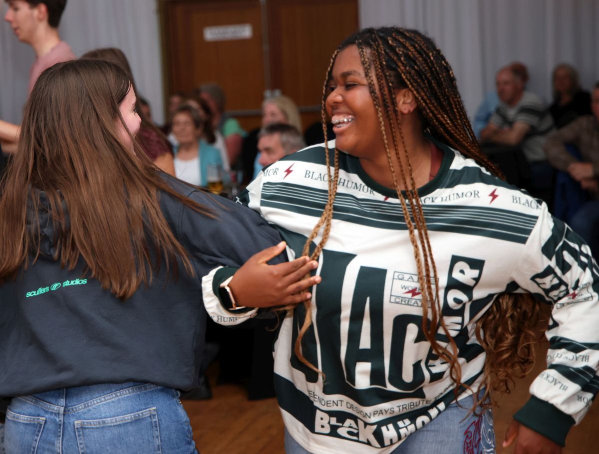 Dancing the night away. Photographer: Kevin McGlynn