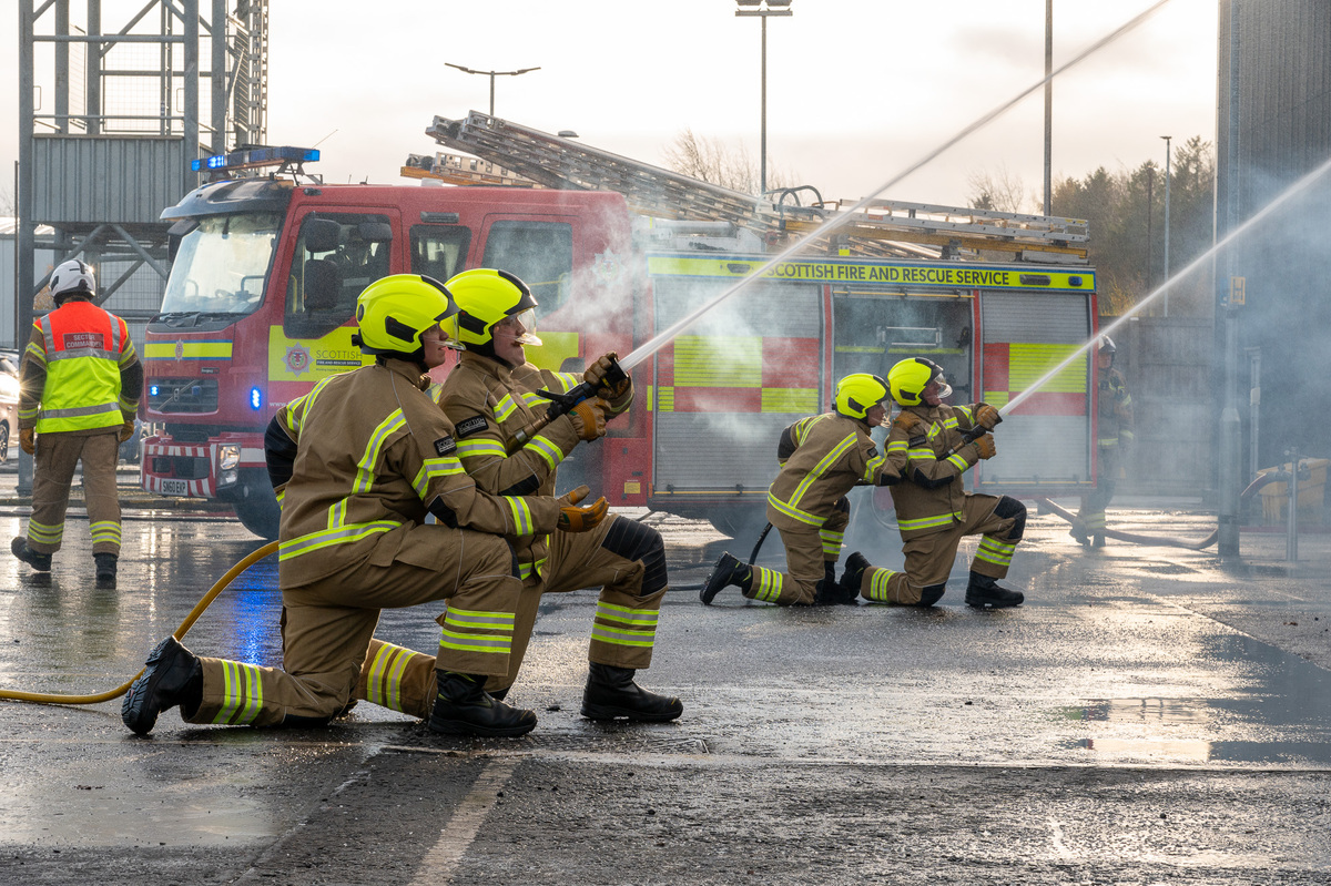 Working as an on-call firefighter with Scottish Fire and Rescue Service can be hugely rewarding and plays a vital role in local communities. Photograph: SFRS. Working as an on-call firefighter with Scottish Fire and Rescue Service can be hugely rewarding and plays a vital role in local communities. Photograph: SFRS.