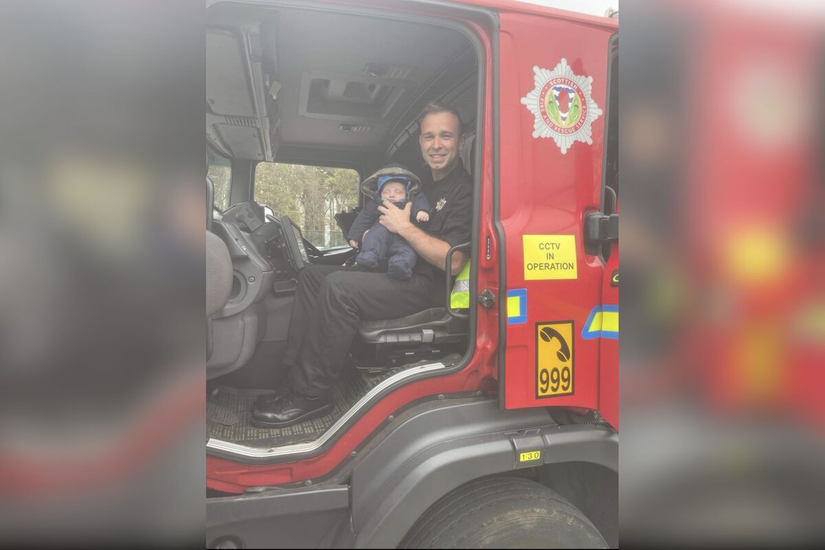 Sandy Kelso of Lamlash has volunteered for over six years and recommends joining the service. Photograph: SFRS.