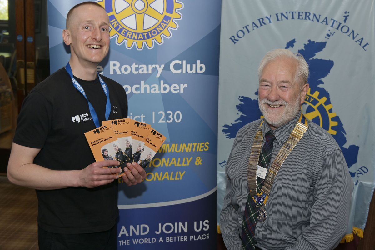 WEB NO F28 Lochaber Rotary MCR Pathways Chris Taylor David Mee