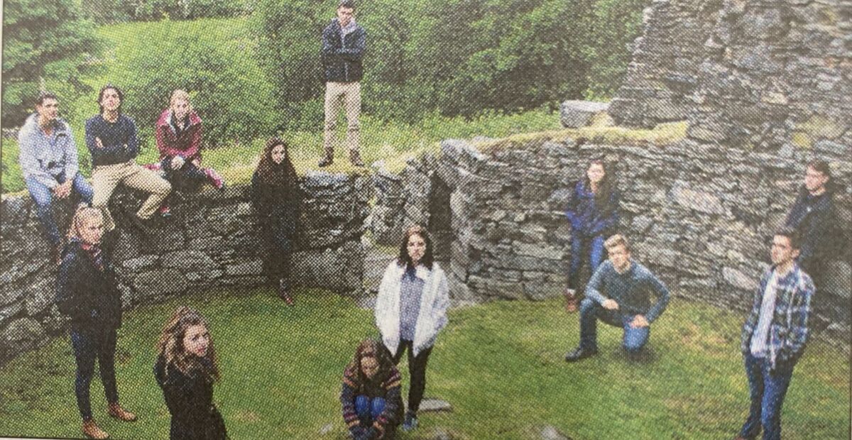 2016: The students from Malibu learn about the Highlands.