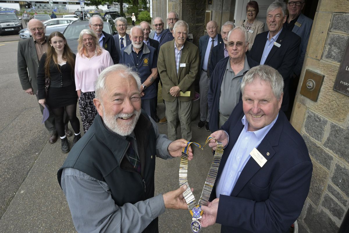 President John is all set to lead Lochaber Rotary into its 76th year