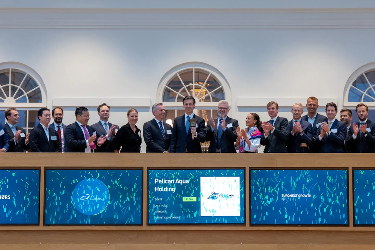 pelican aqua holding lists on euronext growth oslo photo thomas brun ntb 20260706