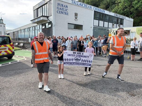 Community gathers for Oban Safety Network walk