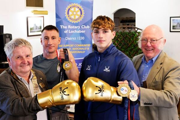 Connor's rotary talk was champion