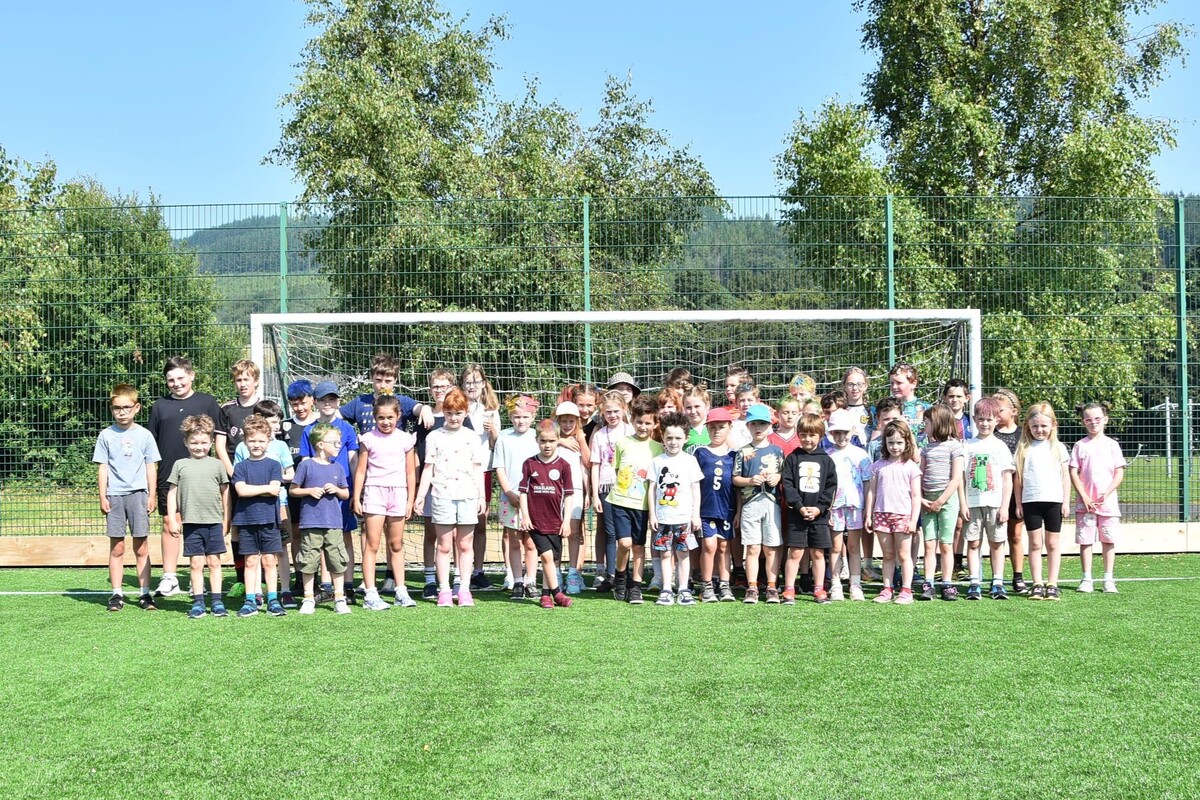 Football fever grips summer sports camp