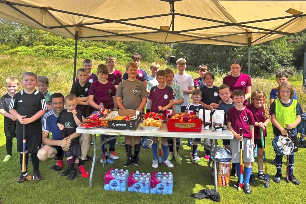 Shinty summer camp success