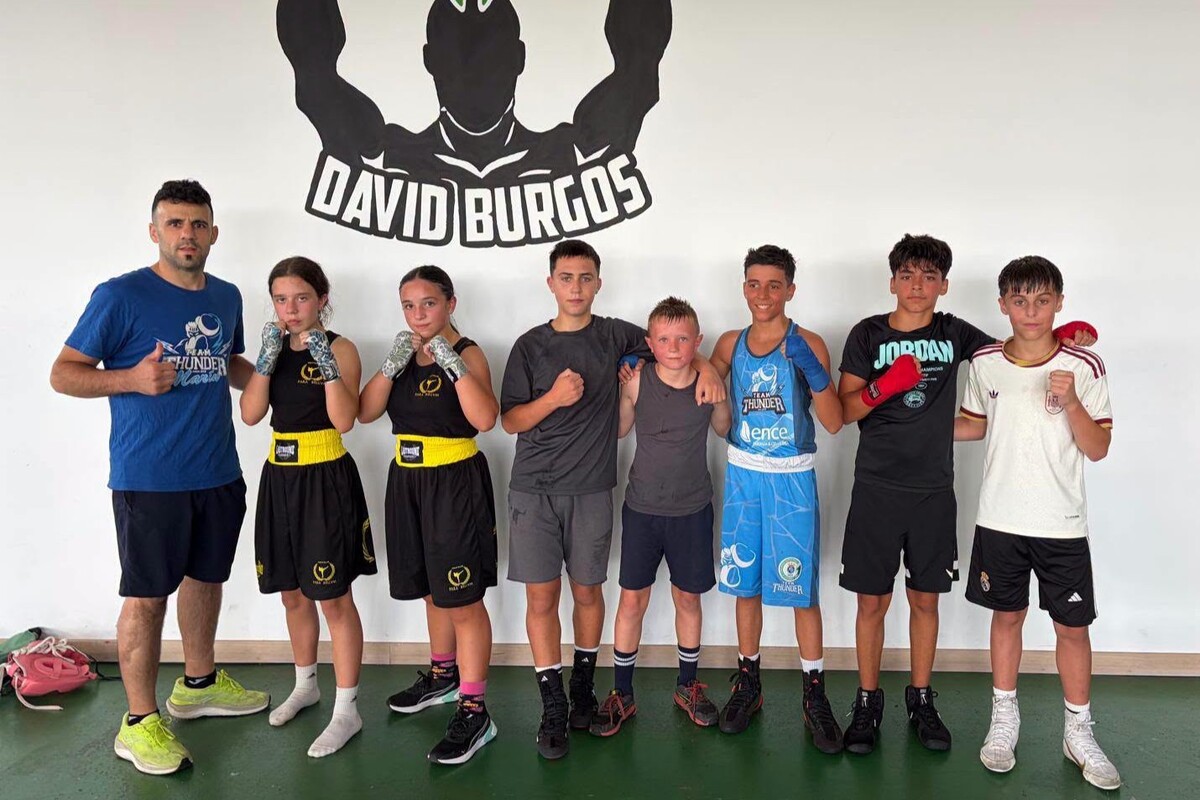 Holiday maker Charlie proves a big hit at Spanish boxing club