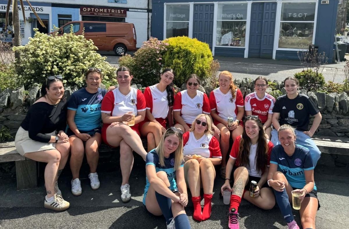 Tarbert and Campbeltown ladies enjoy football friendly