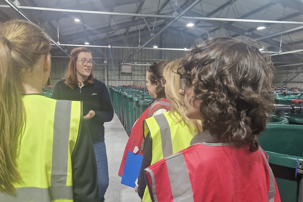 Science students practice lab skills at Uist hatchery