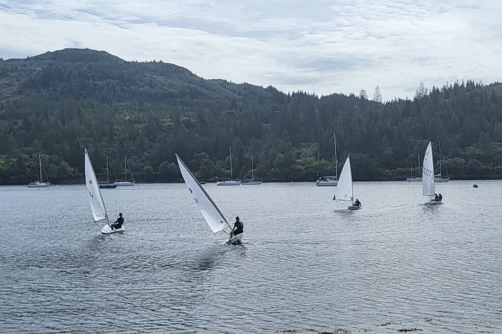Local boats take pride of place on Loch Carron