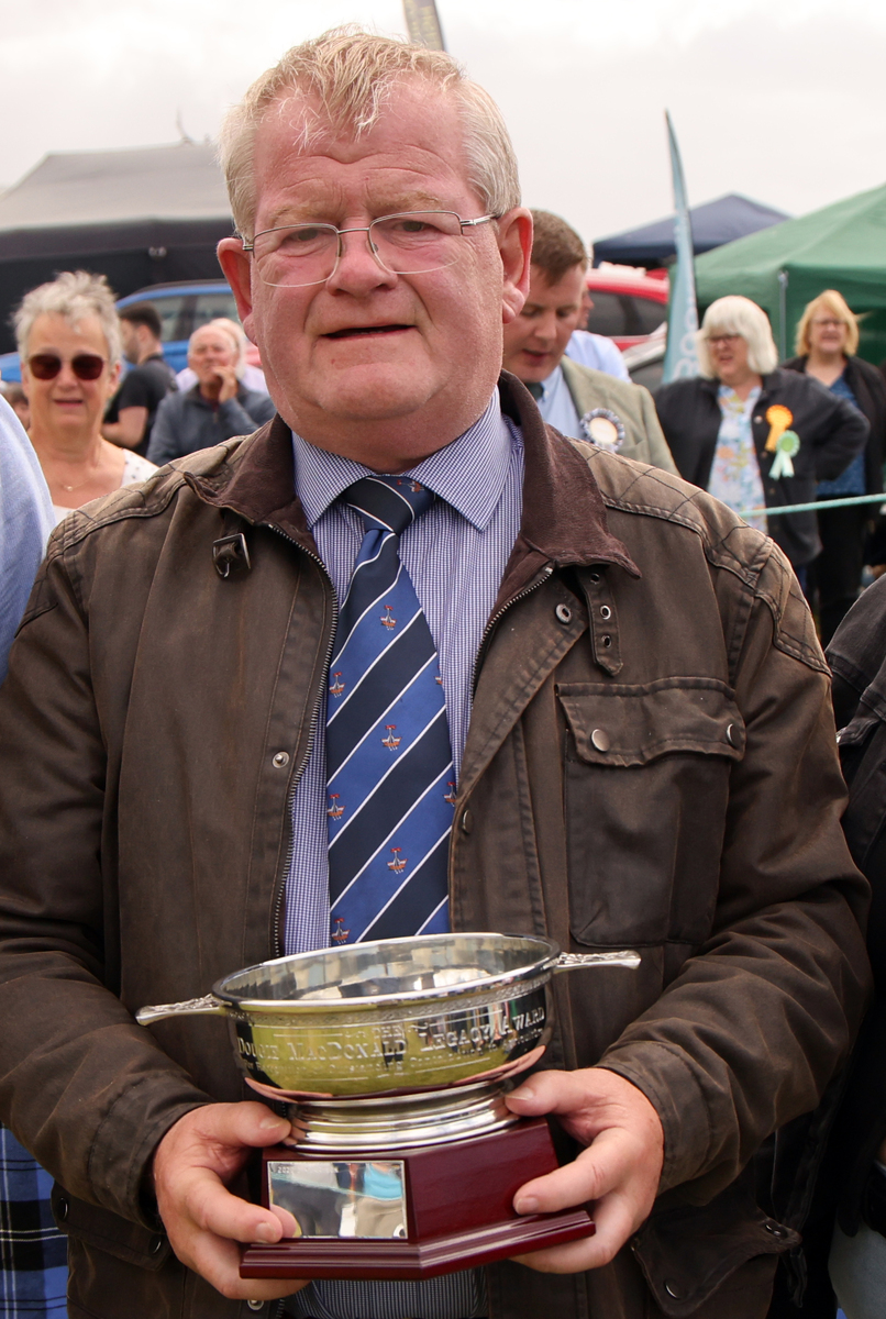 Lorn show honours Donald Morrison has first recipient of Dougie MacDonald legacy award